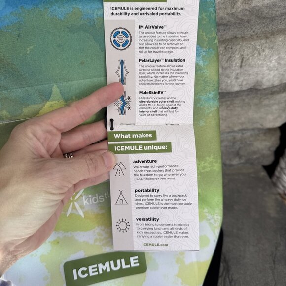 New ICEMULE Jaunt 9L Backpack Cooler Waterproof 24 Hour Turquoise - Picture 9 of 9